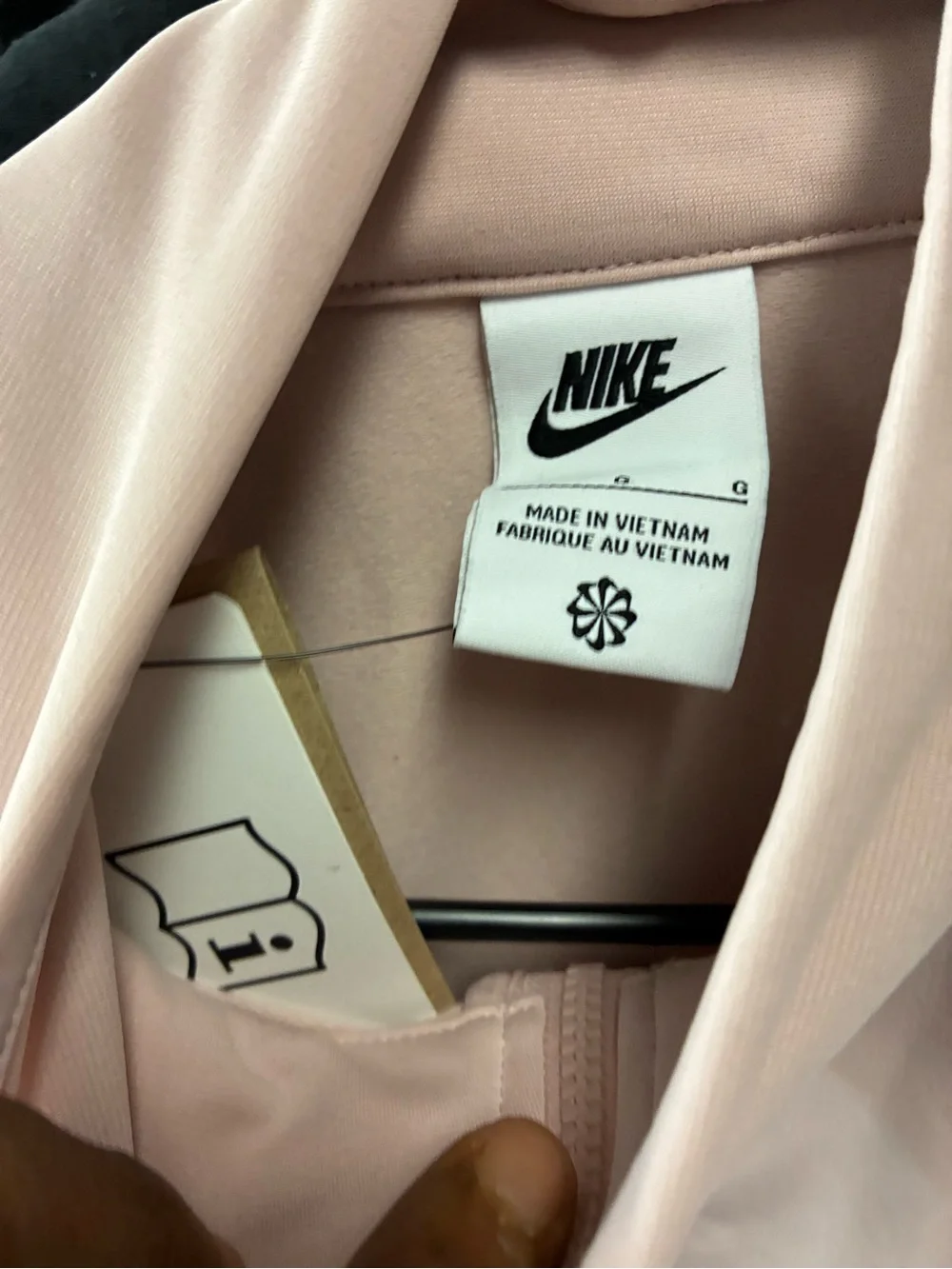 Nike Women’s Fitted Track Suit OUTFIT DD5860-601 SZ Large Pastel Pink New NWT